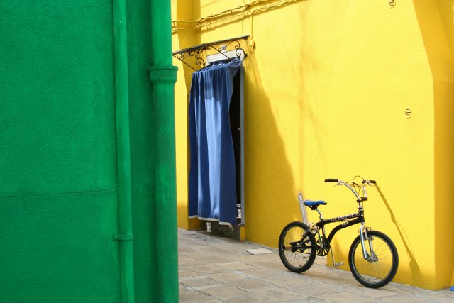 Fahrrad auf Burano