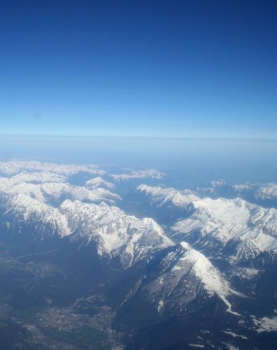 Alpen von oben